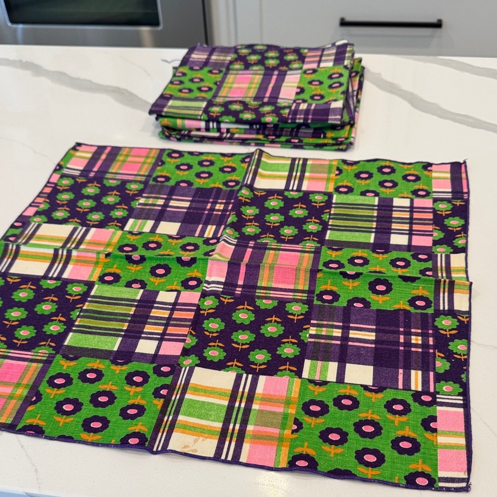 Colorful Patchwork Napkins 8